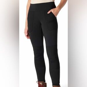 CARHARTT WOMEN'S FORCE MIDWEIGHT BLACK LEGGING SIZE XSMALL (0/2) EUC